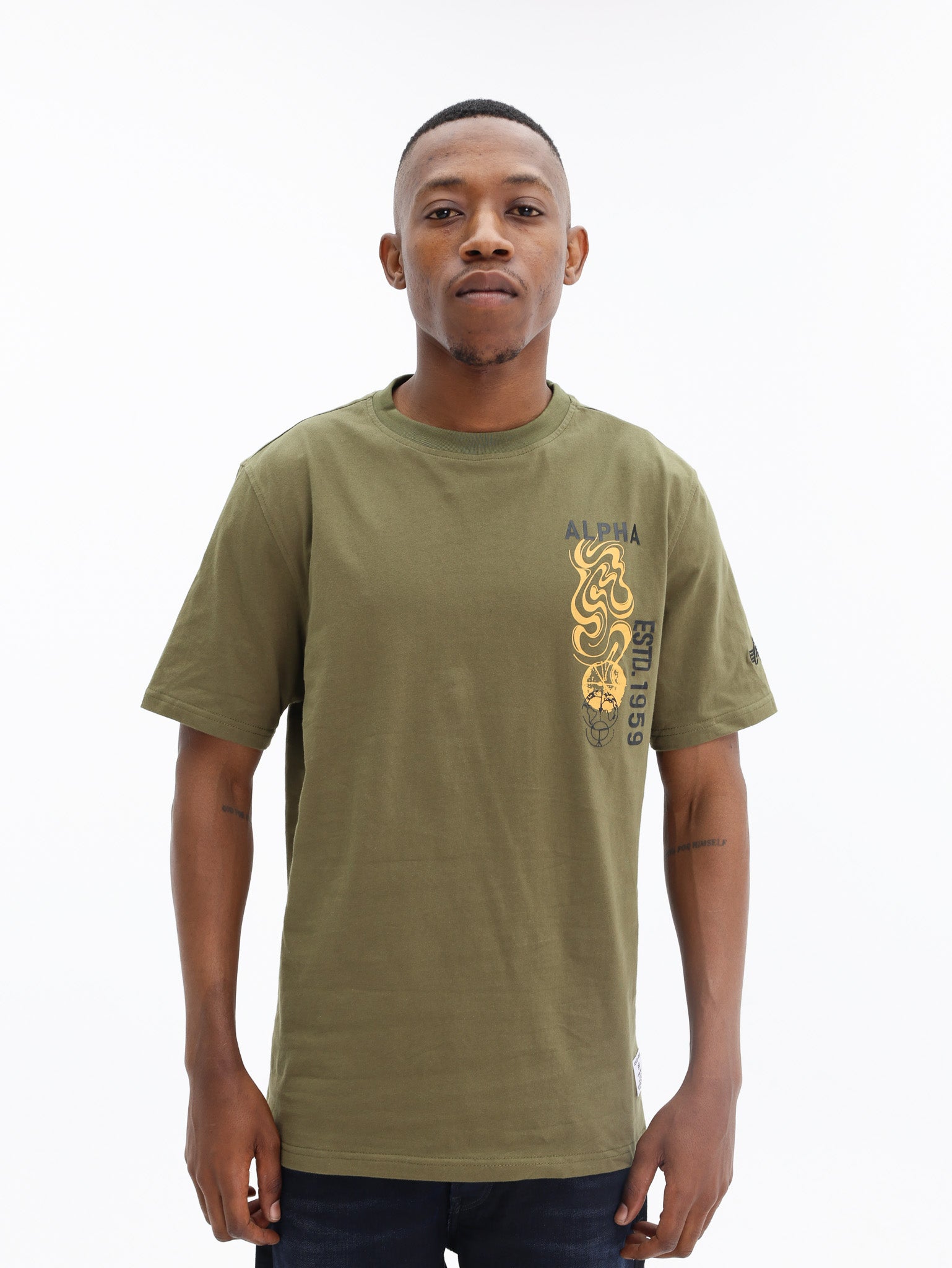 Alpha T-Shirt Global Sage